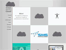 Tablet Screenshot of cross-media-cloud.de